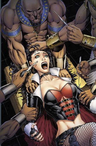 GFT VAN HELSING VS THE MUMMY OF AMUN RA #4 (OF 5) CVR D METCALF