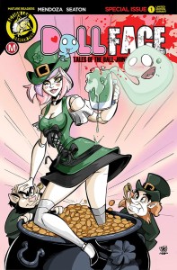 DOLLFACE ST PATRICKS DAY SP CVR C POT O GOLD