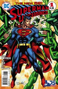 SUPERMAN UNCHAINED #1 75TH ANNIV VAR ED BRONZE AGE