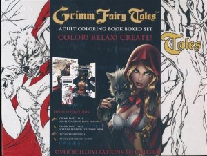GRIMM FAIRY TALES COLORING BOOK BOX SET