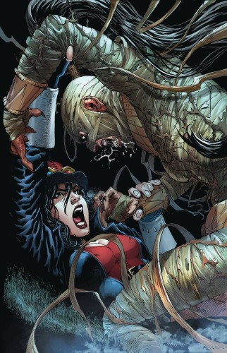 GFT VAN HELSING VS THE MUMMY OF AMUN RA #6 (OF 6) CVR D DIAZ