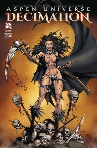 ASPEN UNIVERSE DECIMATION #3 CVR B GREEN