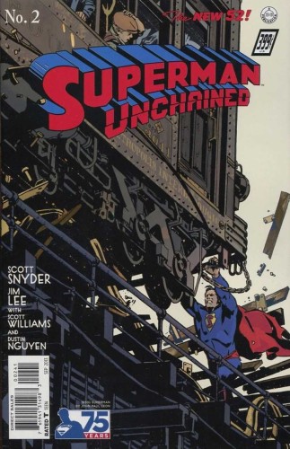 SUPERMAN UNCHAINED #2 75TH ANNIV VAR ED 1930S COVER
